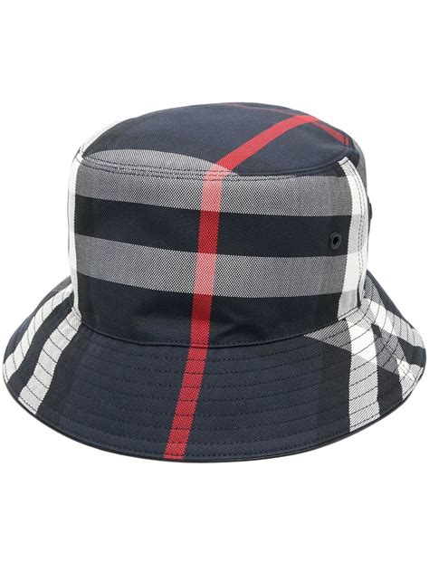 burberry pattern bucket hat|burberry bucket hat on sale.